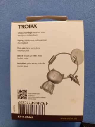 Portachiavi Troika Gatto e Topo