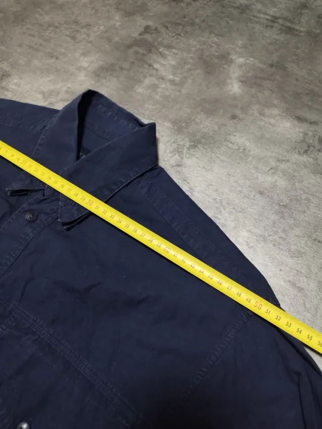 Camisa Versace Azul Marino Vintage