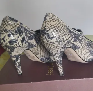 Zapatos tacón efecto serpiente T38