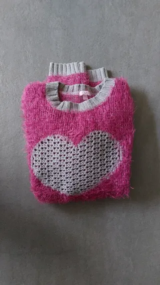 Maglione bimba OVS cuore