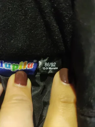 Mono de esquí para niño/niña negro Talla 86/92