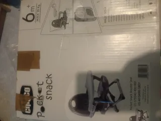 Silla Chicco Pocket Snack - Dark Grey