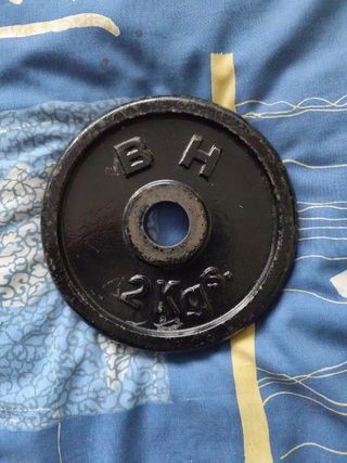 Discos de pesa 2 kg y 1.25 kg