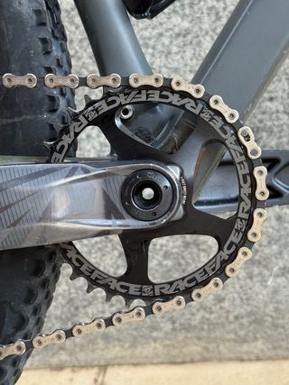 Bici MTB de carbono; Cube Reaction C62, talla L.