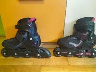 Patines Oxelo Mujer Talla 38 + Bolsa + Proteccione
