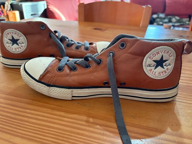 Converse Piel Marrón Talla 38