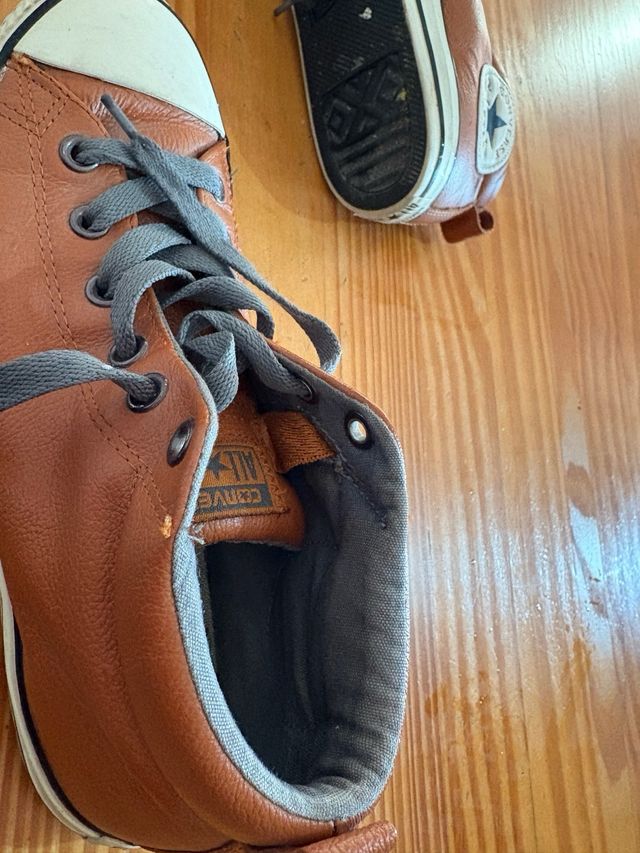 Converse Piel Marrón Talla 38