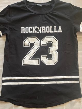 Camiseta SHEIN Rocknrolla 23 Negra