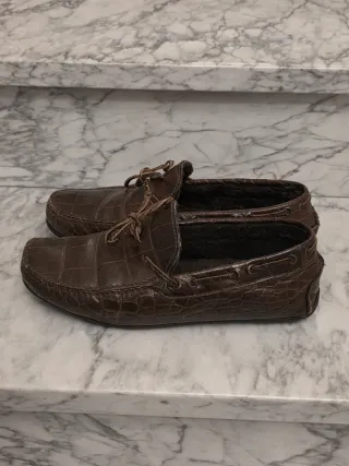 Mocassini invernali uomo marrone taglia 40