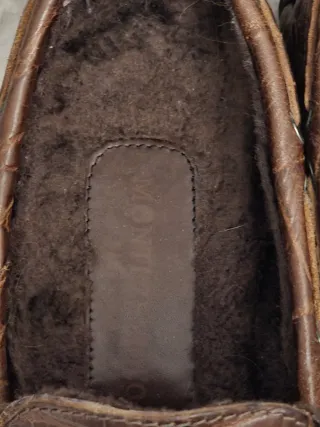 Mocassini invernali uomo marrone taglia 40