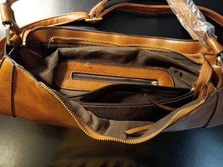 Bolso Cuero PU Marrón Mujer