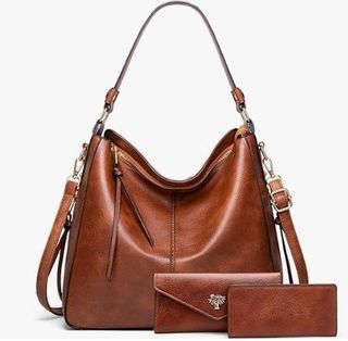 Bolso Cuero PU Marrón Mujer
