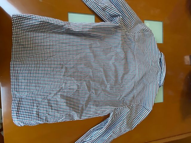 Camisa cuadros niño Mango