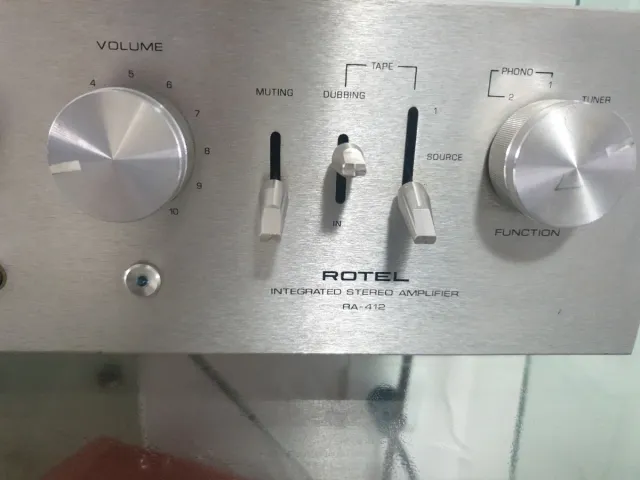 Amplificador Rotel RA 412 Años 70