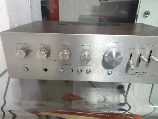 Amplificador Rotel RA 412 Años 70