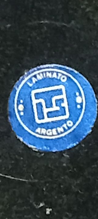 Presepe miniatura vintage laminato argento