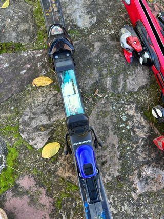 Lote 2 pares esquís Salomon y Rossignol