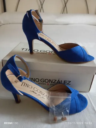 Zapatos de tacón talla 36