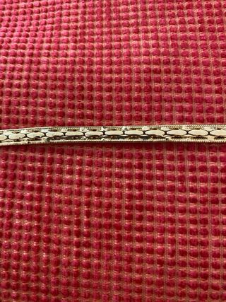 Pulsera Latón Baño Oro 18k 5 Micras largo 18,50cm