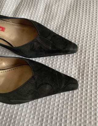 Sandalias tacón bajo negras