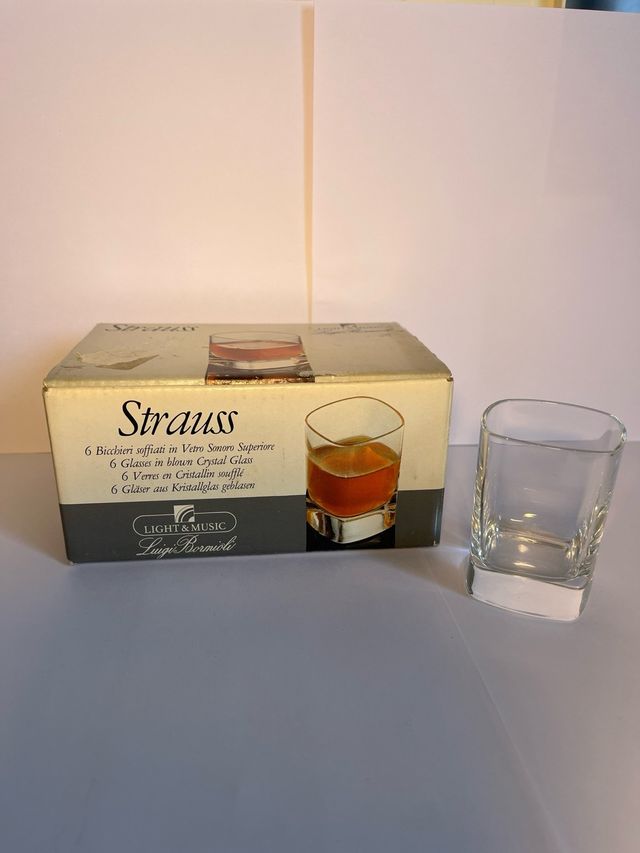 Vasos Strauss Luigi Bormioli - Set 6