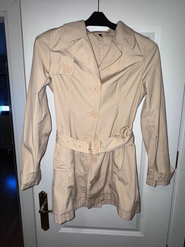 Gabardina H&M Beige Talla 40