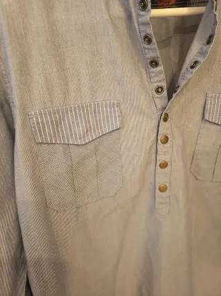 Camisa Desigual rayas azules hombre