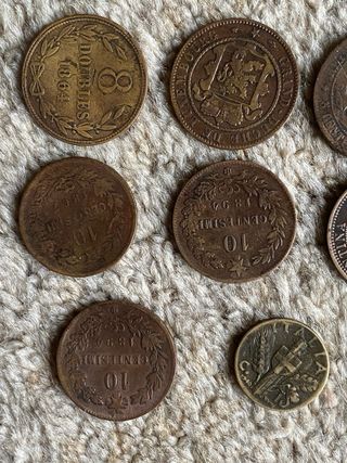 Lote monedas antiguas