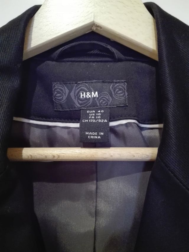 Americana H&M Negra nueva Talla 40