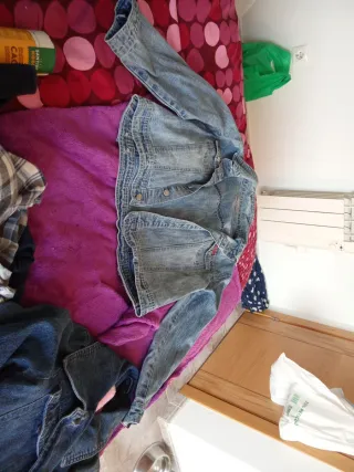 Chaqueta vaquera mujer azul