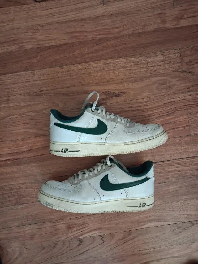 Nike Air Force 1 Blancas y Verdes