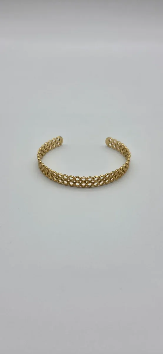 Pulsera Acero Quirúrgico Dorada