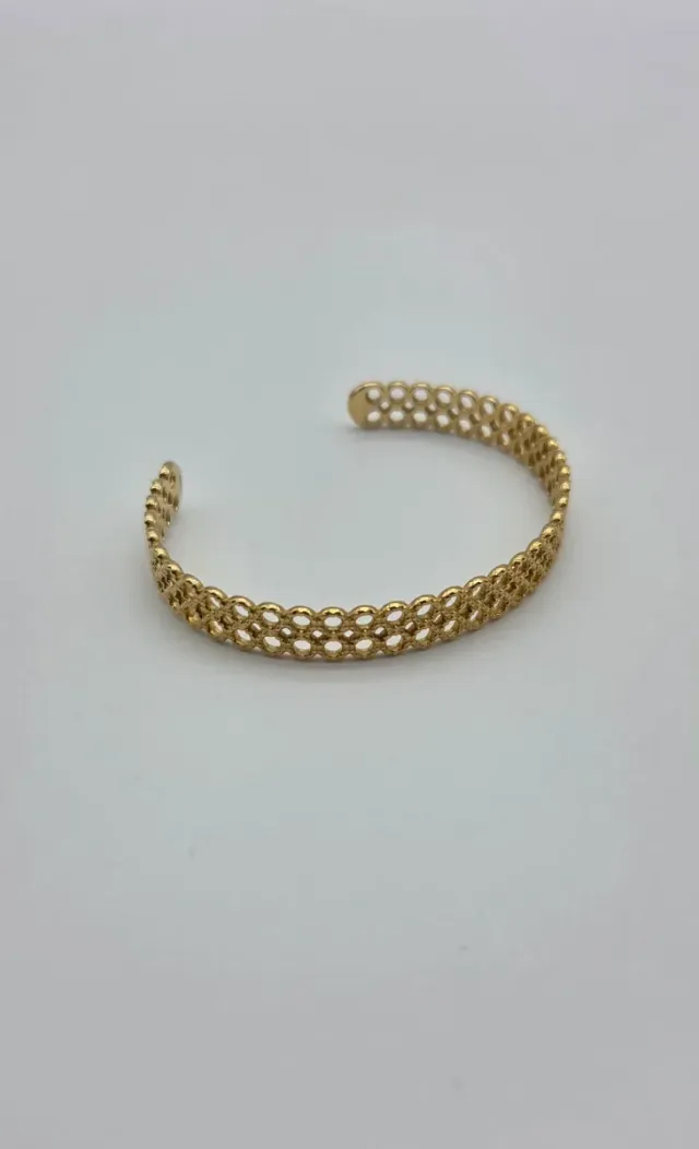 Pulsera Acero Quirúrgico Dorada