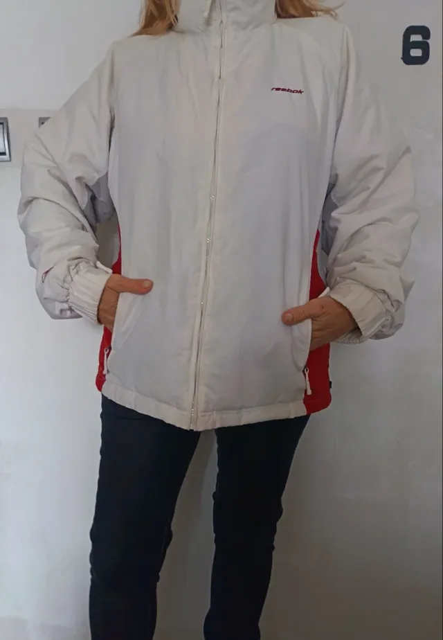 Cazadora deportiva Reebok acolchada vintage Unisex