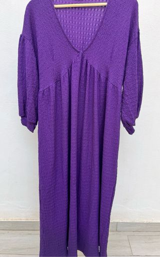 Vestido morado talla única