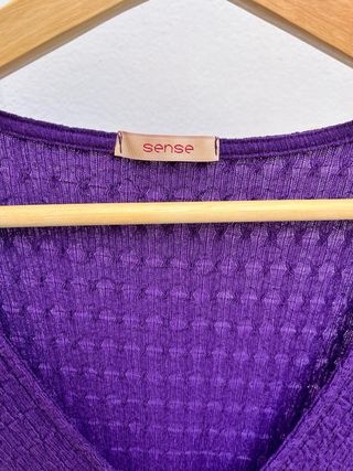 Vestido morado talla única