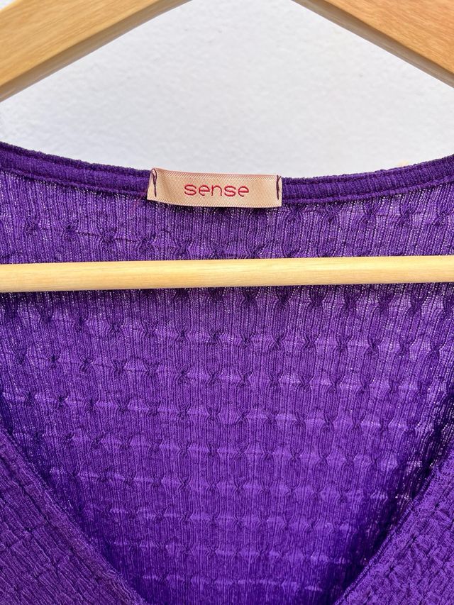 Vestido morado talla única