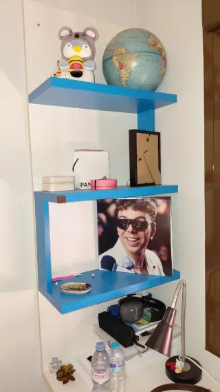 Cama juvenil con cajones y escritorio