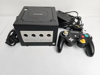 Nintendo GameCube Nera Completa degli accessori