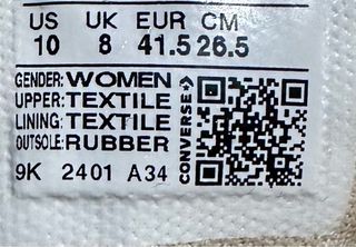 Zapatillas Converse Altas Beige