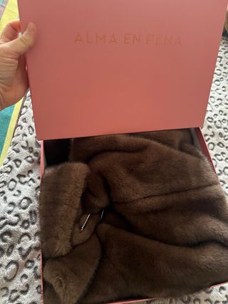 Abrigo visón Alma en Pena Talla M