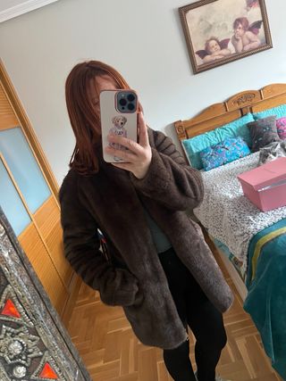 Abrigo visón Alma en Pena Talla M