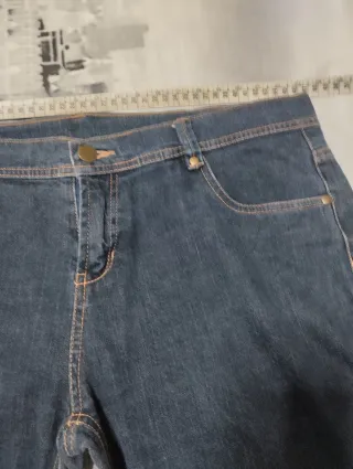 Pantalón vaquero mujer azul,con licra, medidas en