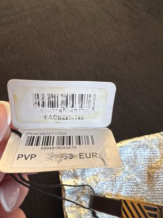 Pulsera Police Dorada y Marrón nueva