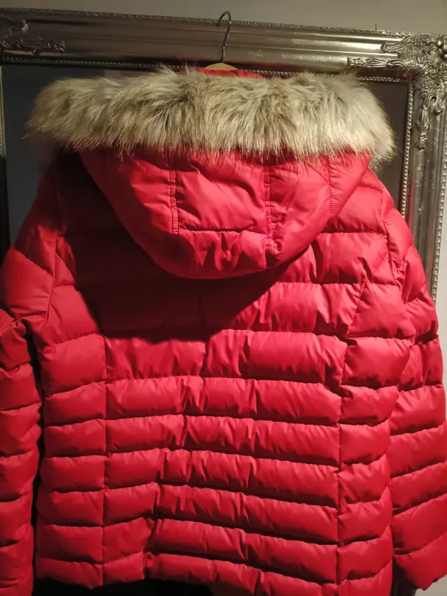 Abrigo Tommy Hilfiger Rojo Talla L -Xl