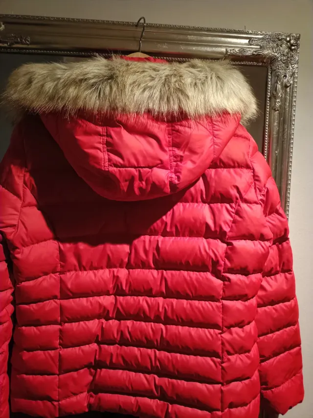 Abrigo Tommy Hilfiger Rojo Talla L -Xl