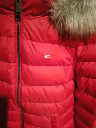 Abrigo Tommy Hilfiger Rojo Talla L -Xl