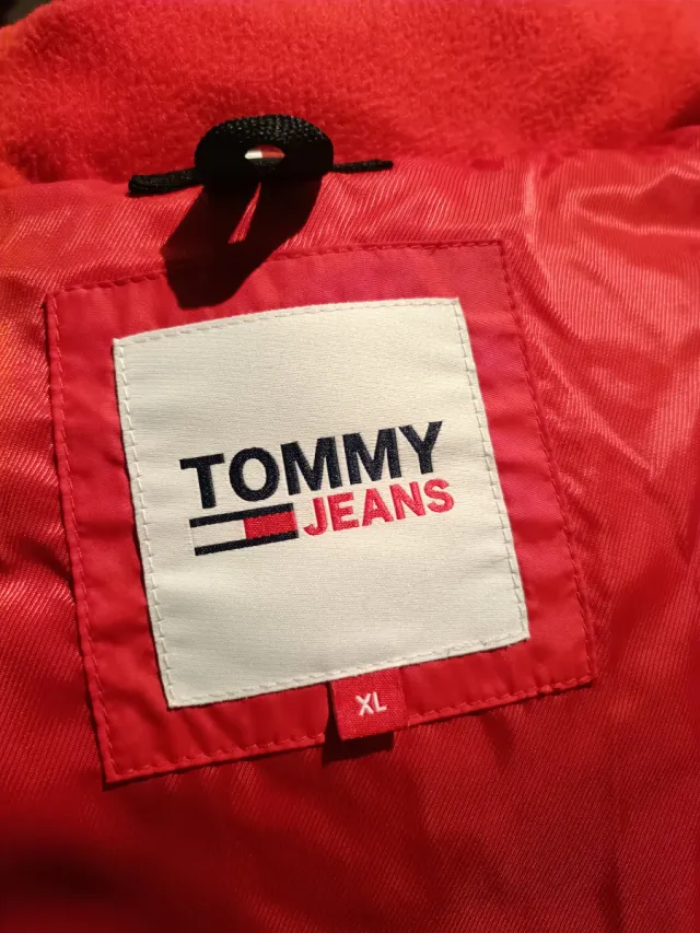 Abrigo Tommy Hilfiger Rojo Talla L -Xl