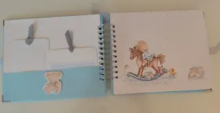 Álbum fotos bebe niño scrapbooking