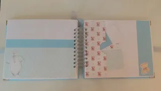 Álbum fotos bebe niño scrapbooking